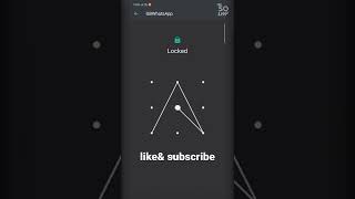 How to make star password in your mobile? short video/#viralvideo #shorts.