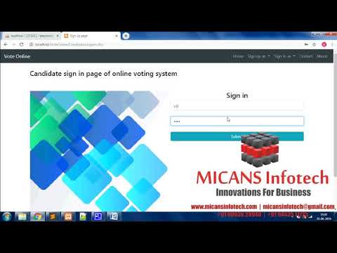 PHP SOURCE CODE FOR ONLINE VOTING SYSTEM WITH AUTHORIZATION