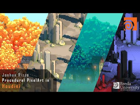 Procedural PixelArt in Houdini -Tool