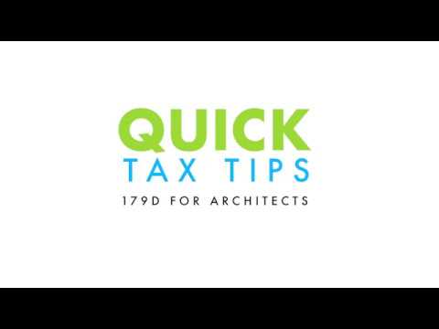 Quick Tax Tips - 179D for Architects