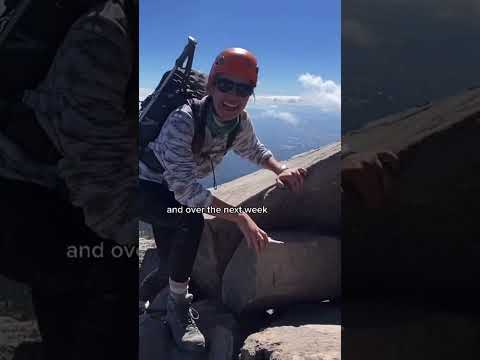 High Altitude Volcano Climb🌋#shorts #climbing #mountaineering