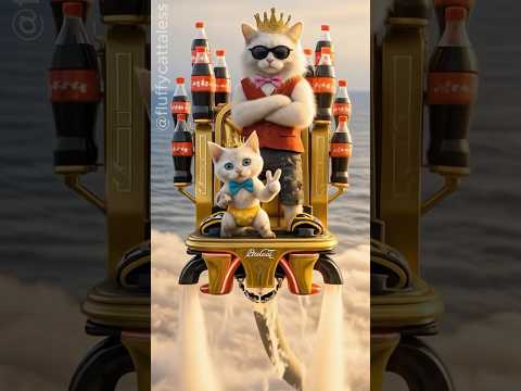 😭 Poor Cats Mocked by Dogs for Building a Plastic Bottle Boat 🚤💔  #cat #kitten #funnycats #cute