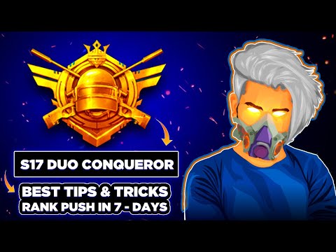 S17 DUO CONQUEROR IN 7 DAYS || HOW TO PUSH CONQUEROR IN DUO IN SEASON 17 PUBG INDIA || MEGABOi YT ||