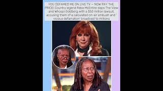 😮❌ Country legend Reba McEntire slaps The View and Whoopi Goldberg with a $50 million lawsuit