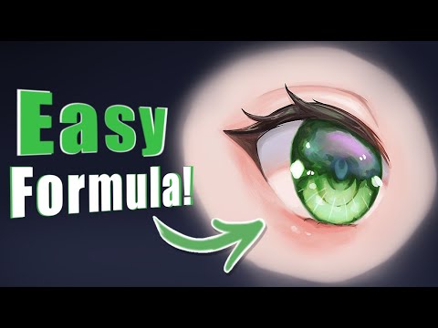 The 7 step formula to paint anime eyes I learned from the "Chinese Youtube"