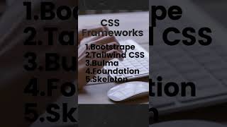 CSS Frameworks #Shorts