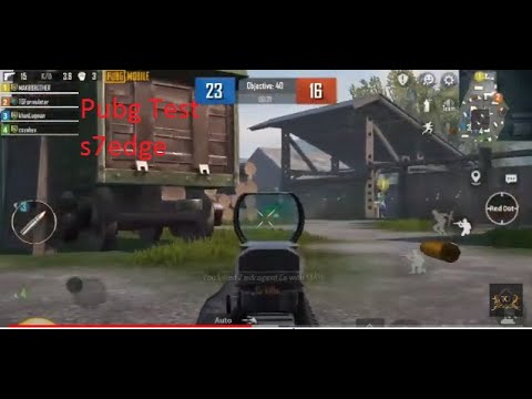 Samsung galaxy s7edge pubg test on_  high_graphics and high_settings New update