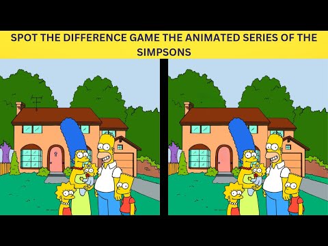 Spot The Difference Game The animated series of THE SIMPSONS