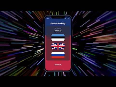 Guess The Flag iOS App  100 Days of SwiftUI