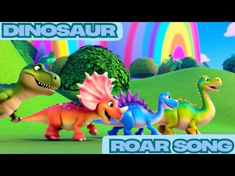 Dinosaur Roar Song | Sing & Dance For Toddlers | Dino Nursery Rhyme Kids| MilkyMooTV