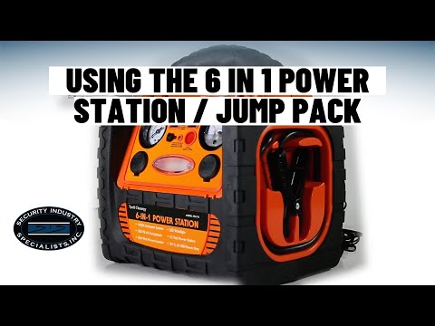 Using the 6 in 1 Power Station / Jump Pack