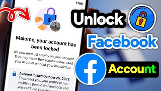 Your Account Has Been Locked 2025 | how to Unlock Facebook Account (easy tutorial)