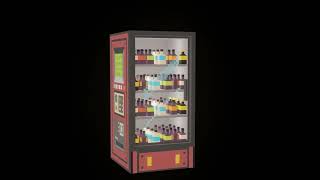 【blender】 - Pixel Art Fridge with Stuff
