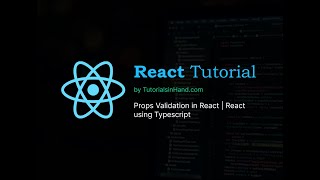props validation in react typescript