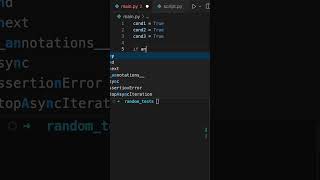 I didn't know you can do this with conditions !?!?!? #shorts #python #pythonprogramming