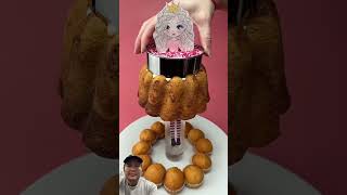 #cake #satisfying #pullmeupdollcake #viral #shortvideo #princesscake
