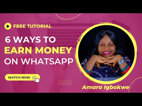 How to make money on WhatsApp (2024) Make money online