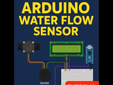 Arduino Water Flow Sensor Tutorial | Measure Flow Rate & Volume Displayed on LCD