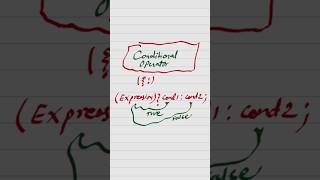 conditional op.#cprogramming #shorts #clanguage #cprogramminginhindi #cprogrammingtutorial