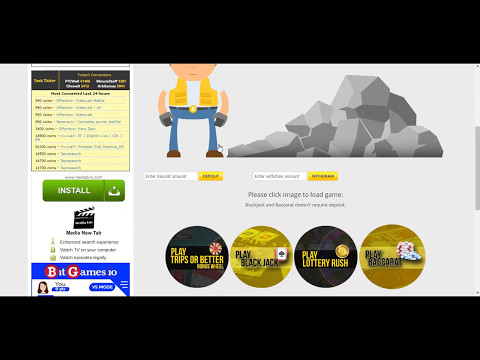 COMO USAR O BITGAMES PARA GANHAR MAIS DE 50 MIL SATOSHI POR DIA - VERSÃO DESATUALIZADA DO SITE