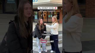 Asking year 12s about the worst GCSE subjects so you don’t have to #gcse #gcses #year11 #year12