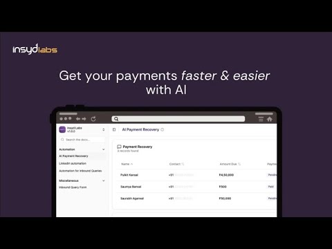 Stop Losing Revenue: AI Payment Recovery Demo | Insyd Labs