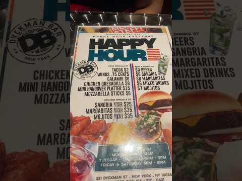 MY FIRST TIME IN DYCKMAN! 🍹 #happyhour #explore #loungelife
