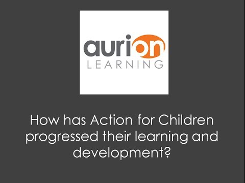 How has Action for Children progressed their learning and development?