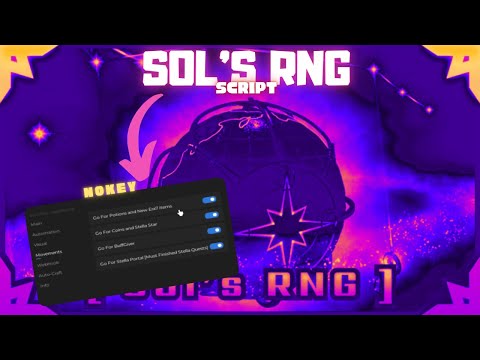 [NEW] Sol's RNG Script | *NO KEY* | AUTO CRAFT, COLLECT POTIONS, AUTO ROLL, FAST FARM & MORE
