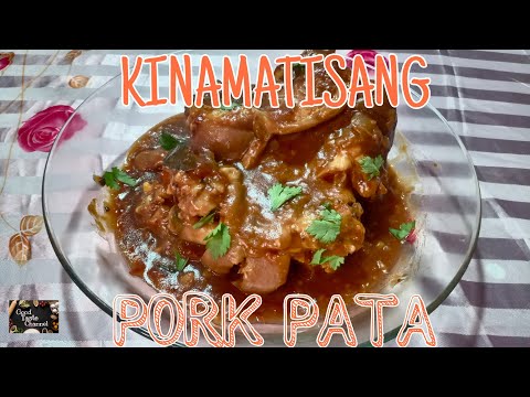 How to cook KINAMATISANG PORK PATA |By pards
