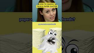 How to Quickly Tackle Paper Clutter #adhd #productivity #tips