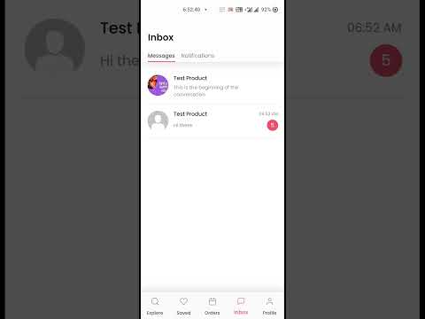 Flutter Chat app #messaging #ui #shorts