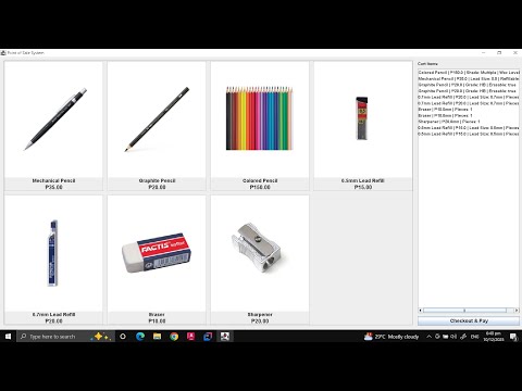 Pos System for PENCIL UML