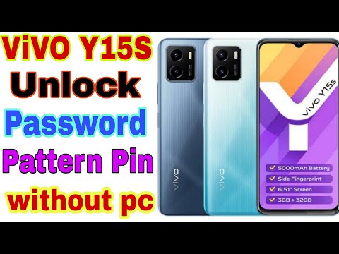 VIVO Y15S ( V2120 ) Hard Reset || VIVO Y15S ( V2120 ) Password Pattern Pin Unlock || Without pc 2022