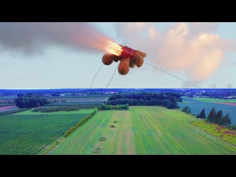 We Strapped 10 Rocket Engines to a Zipline (800 ft/s!)