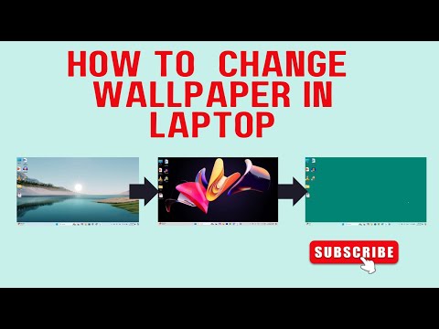 How to Change Wallpaper/Background in Laptop