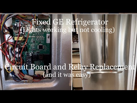 GE Refrigerator Fix After Power Outage Surge PFS22SISCSS, Info Re Relay & Main Control Board