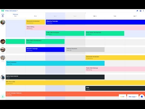 Teamweek Demo - How To Use Teamweek And Its Features