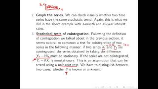 11.1.2 Testing for Cointegration
