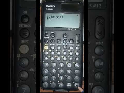 বাইনারি → অক্টাল, হেক্সাডেসিমেল ও ডেসিমেল #ict #calculator #991cw #cw