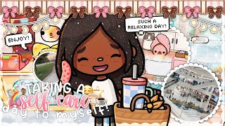 *AESTHETIC* self care day! 🧖🏾‍♀️ 🎀 🌱 | *voiced* 🔊 | Toca World Roleplay 🌎 