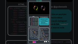 How to Create CSS Loader Animation | HTML & CSS Beginner Project | CSS Tutorial