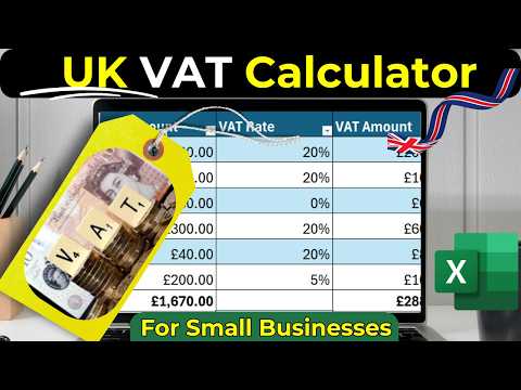 VAT Calculator in Excel - UK Small Business Accounting