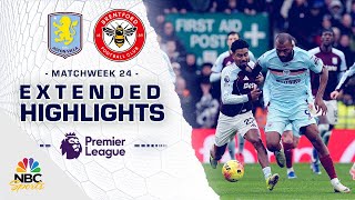 Aston Villa v. Brentford | PREMIER LEAGUE HIGHLIGHTS | 2/1/2026 | NBC Sports