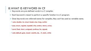 C interview questions for interviews