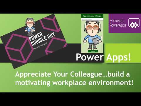 Power Apps: Appreciate Your Colleague...encourage & build a motivating workplace environment!