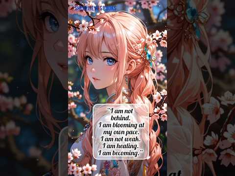 Affirmations for today [teen girls] . #selfgrowth #dailyreminder #motivation #anime #animeedit