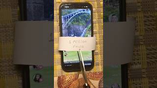 Million views ribbon cutting #creatorlife #millionviews #1millionviews