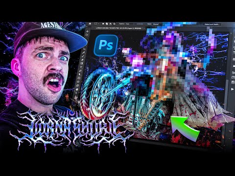 How To Design EPIC Metal Shirts! - Photoshop Tutorial 2023