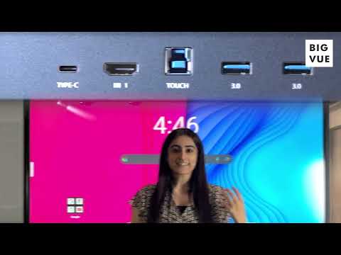 Seamless Connectivity is Just A Port Away || BigVue Digital Board Interactive Flat Panel